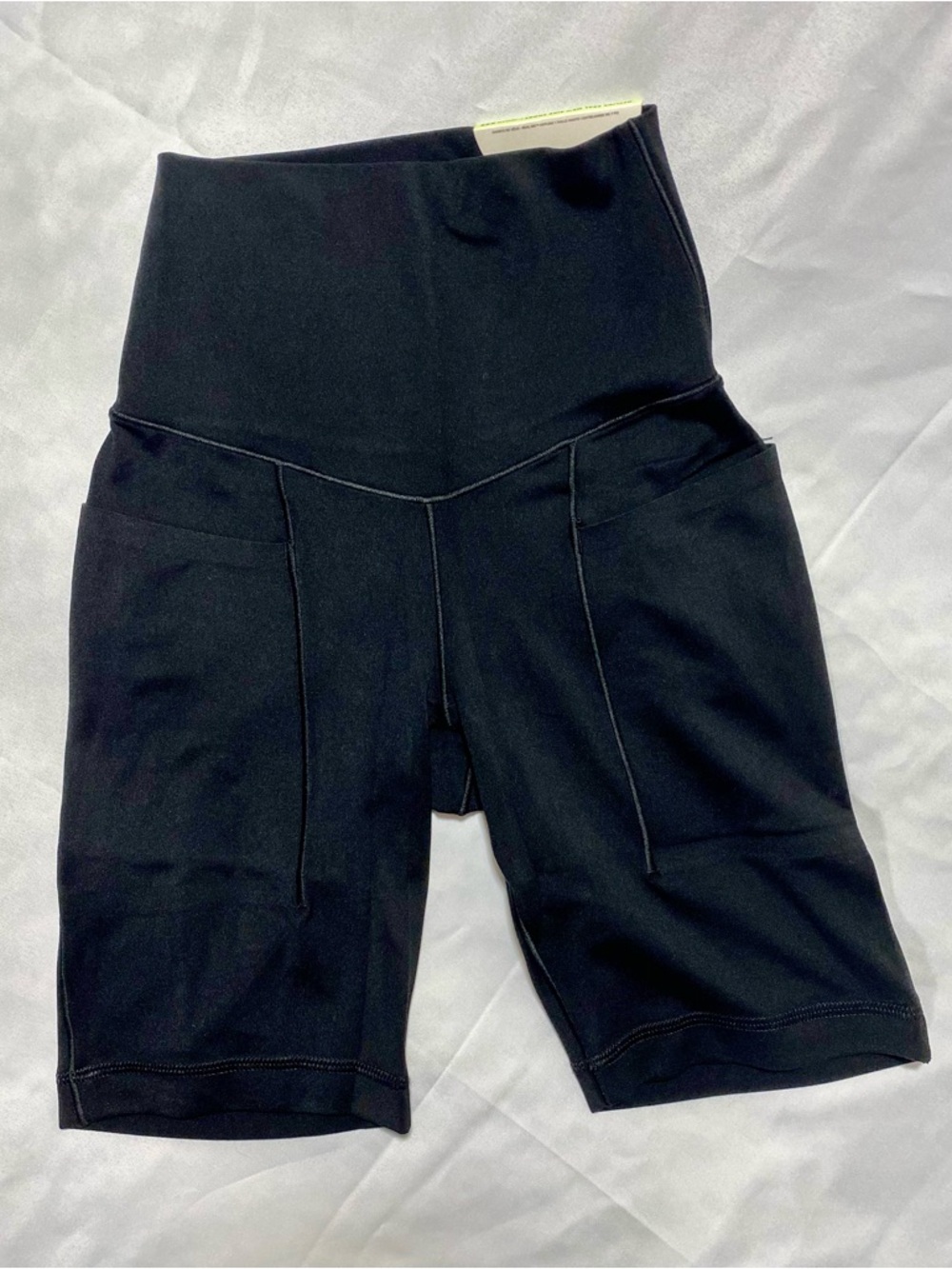 aerie High-Rise Black Bike Shorts with Pockets